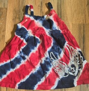 The Children's Place Red and Blue Casual Dress